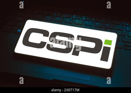 Brésil. 24 novembre 2023. Dans cette illustration photo, le logo CSPi est affiché sur l'écran d'un smartphone. (Crédit image : © Rafael Henrique/SOPA images via ZUMA Press Wire) USAGE ÉDITORIAL SEULEMENT! Non destiné à UN USAGE commercial ! Banque D'Images