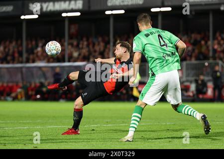 Almere, pays-Bas. 13 avril 2024. ALMERE, 13-04-2024, Yanmar Stadium, saison 2023/2024, Néerlandais Eredivisie Football. Crédit : Pro Shots/Alamy Live News Banque D'Images