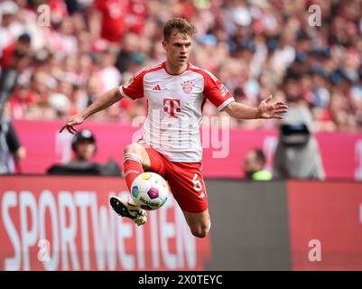 Joshua Kimmich du Bayern Muenchen Joshua Kimmich du Bayern Muenchen MUNICH, ALLEMAGNE - 13 AVRIL : match de Bundesliga entre le FC Bayern MŸnchen et 1. FC Kšln à l'Allianz Arena le 13 avril 2024 à Munich, Allemagne. FC Bayern Muenchen - 1 FC Kšln Fussball 1 . Bundesliga saison 2023 / 2024 © diebilderwelt / Alamy Stock Banque D'Images