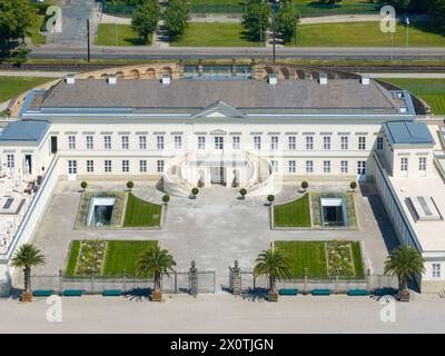 Château de Herrenhausen Palace situé à Hanovre, Allemagne Banque D'Images