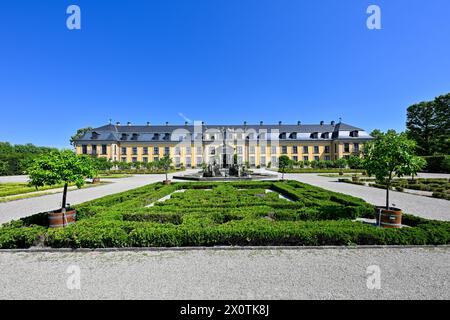 Herrenhausen Galerie du Palais Herrenhausen situé à Hanovre, Allemagne Banque D'Images