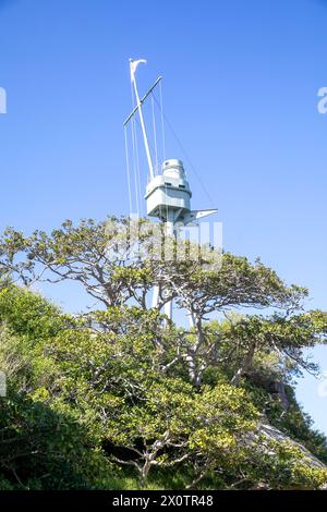 Bradleys Head Sydney, Royal Australian Navy Memorial Park et HMAS Sydney Mast, Australie Banque D'Images