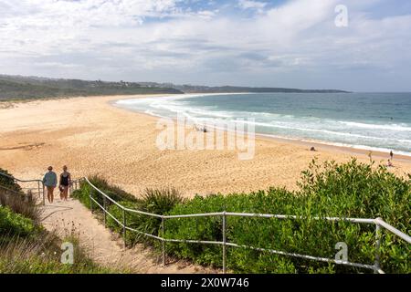 Plage de Short point de la réserve de loisirs, Merimbula, Nouvelle-Galles du Sud, Australie Banque D'Images