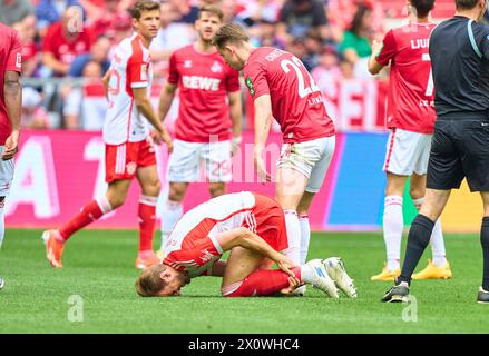 Harry Kane, FCB 9 dans le match FC BAYERN MUENCHEN - 1.FC Koeln 2-0 le 13 avril 2024 à Munich, Allemagne. Saison 2023/2024, 1.Bundesliga, FCB,, Muenchen, journée 29, 29.Spieltag photographe : ddp images / STAR-images - LA RÉGLEMENTATION DFL INTERDIT TOUTE UTILISATION DE PHOTOGRAPHIES comme SÉQUENCES D'IMAGES et/ou QUASI-VIDÉO - Banque D'Images