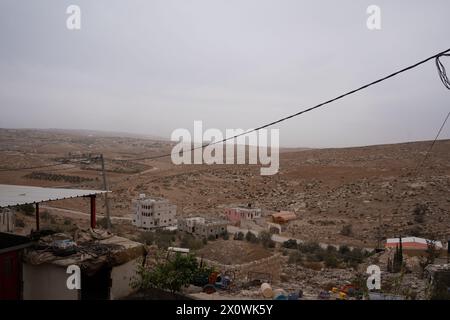 Le village palestinien d'at-Tuwani dans la Westbank Banque D'Images