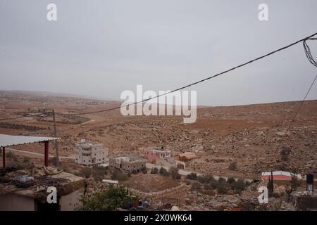 Le village palestinien d'at-Tuwani dans la Westbank Banque D'Images