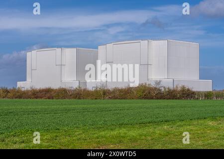 Bradwell, Essex, Angleterre, Royaume-Uni - 23 mars 2023 : la centrale nucléaire de Bradwell déclassée Banque D'Images