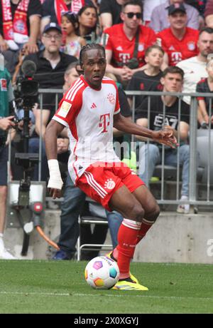 MUNICH, Allemagne - 13. Avril 2024 : 39 Mathys TEL lors du match de Bundesliga Football entre le FC Bayern Muenchen et 1. FC KOELN, Köln à l'Allianz Arena de Munich le 13. Avril 2024 , Allemagne. DFL, Fussball, 2:0 (photo et copyright @ ATP images / Arthur THILL (THILL Arthur / ATP / SPP) Banque D'Images