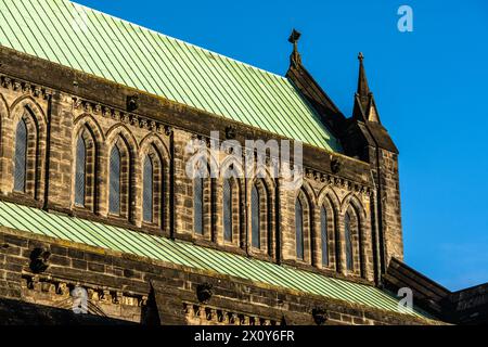 Vue extérieure de la cathédrale de Glasgow. Écosse, Royaume-Uni. La cathédrale de Glasgow est la plus ancienne cathédrale de l'Écosse continentale Banque D'Images