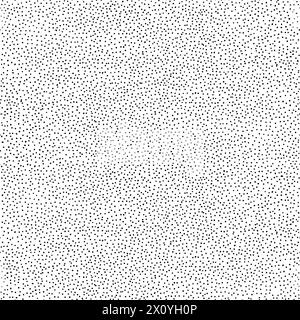Motif à pois sans couture en noir et blanc classique Illustration de Vecteur