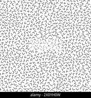 Motif complexe en forme de V sur fond blanc sans couture Illustration de Vecteur
