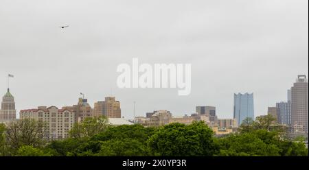 San Antonio, Texas, paysage urbain du centre-ville Banque D'Images
