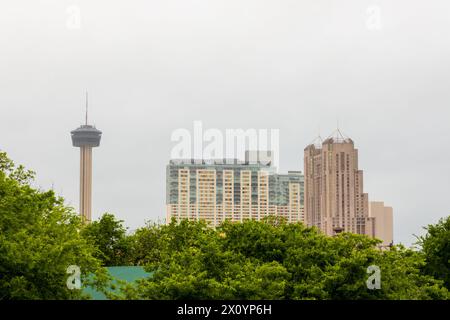 San Antonio, Texas, paysage urbain du centre-ville Banque D'Images
