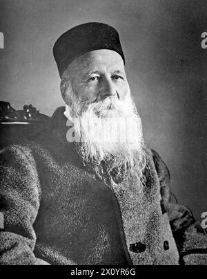 Henry Dunant (1828 – 1910), Henri Dunant, humanitaire suisse et co-fondateur du mouvement de la Croix-Rouge Banque D'Images