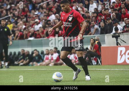 Curitiba, Brésil. 14 avril 2024. PR - CURITIBA - 04/14/2024 - BRAZILIAN A 2024, ATHLETICO-PR (photo Gabriel Rosa Machado/AGIF/Sipa USA) crédit : Sipa USA/Alamy Live News Banque D'Images