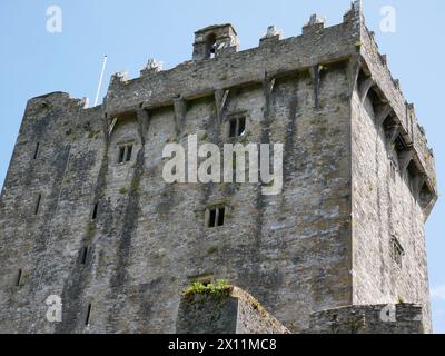 Ancienne tour du château celtique, château de Blarney en Irlande, ancienne forteresse celtique Banque D'Images