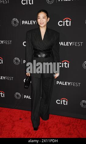 HOLLYWOOD, CALIFORNIE - 14 AVRIL : Arden Cho assiste au PaleyFest LA 2024 projection de 'Avatar : The Last Airbender' au Dolby Theatre le 14 avril 2024 Banque D'Images