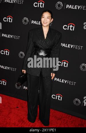 HOLLYWOOD, CALIFORNIE - 14 AVRIL : Arden Cho assiste au PaleyFest LA 2024 projection de 'Avatar : The Last Airbender' au Dolby Theatre le 14 avril 2024 Banque D'Images