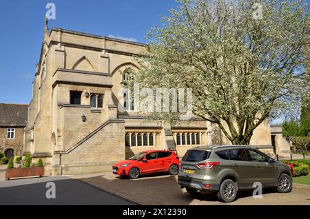 La chapelle de l'école d'Oakham dans la ville du comté de Rutland, en Angleterre Banque D'Images