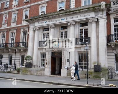 École de philosophie et de sciences économiques, centre de Londres, Royaume-Uni Banque D'Images