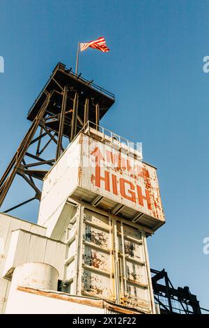 Cadre Mile High à Butte, Montana Banque D'Images