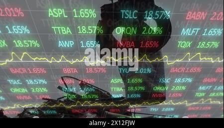 Image du traitement des données sur vidage des ordures Banque D'Images