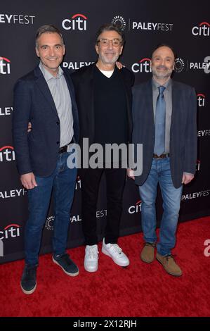 Steve Holland, Chuck Lorre und Steven Molaro beim screening der CBS TV-Serie 'Young Sheldon' auf dem 41. Paleyfest 2024 im Dolby Theatre. Los Angeles, 14.04.2024 Banque D'Images