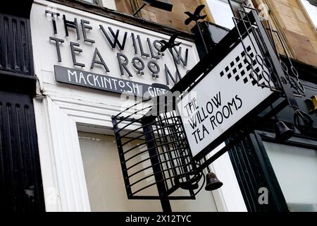 The Willow Tea Rooms, Glasgow, Écosse, Royaume-Uni Banque D'Images