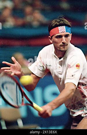 Vienne - Trophée de tennis CA le 19 octobre 1994. Goran Ivanisevic gagne. - 19941019 PD0003 - Rechteinfo : droits gérés (RM) Banque D'Images