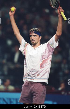 Vienne - Trophée de tennis CA le 20 octobre 1994. Goran Ivanisevic gagne. - 19941020 PD0001 - Rechteinfo : droits gérés (RM) Banque D'Images