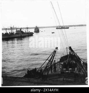 L'OPÉRATION TORCH, NOVEMBRE 1942 - Royal Navy et US Navy dans le port d'Alger, 9 novembre 1942 Royal Navy, US Navy Banque D'Images