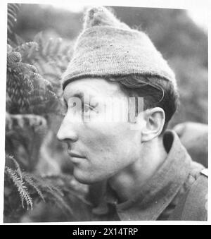 Les Commandos français libres suivent une formation et sont étudiés dans un dépôt de commando sous la supervision de l'armée britannique. Banque D'Images