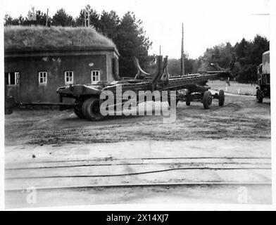L'armée britannique du Rhin opéra dans le Nord-Ouest de l'Europe de 1944 à 1946 pendant l'occupation et les missions militaires d'après-guerre. Banque D'Images