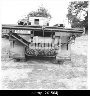 TRANSPORTEURS DE CHARS ET VÉHICULES - transporteur de 20 tonnes 'White'. W.D. No.L.4166291 , Armée britannique Banque D'Images