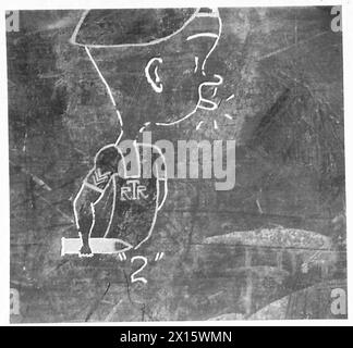 ITALIE : HUITIÈME ARMYTHE VIE D'Un CHAR - 'Henry' le symbole de la troupe British Army Banque D'Images