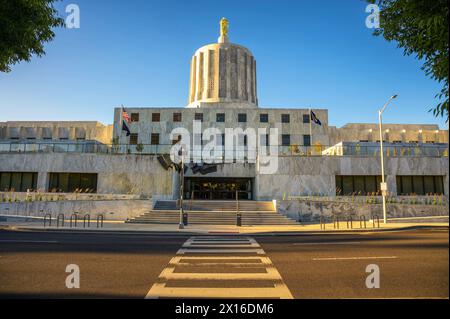 Le Capitole de l'État de l'Oregon à Salem Banque D'Images