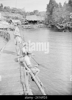 Le 29 octobre 1945, l'opération Exodus déplace environ 200 000 soldats et marins japonais de Malaisie, des Andamans, des Nicobars et de Sumatra vers l'île de Rempang près de Singapour sous la supervision de la marine britannique, où ils restent jusqu'à leur rapatriement. Banque D'Images