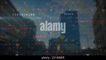 Image de diverses données financières et graphiques sur le trafic de l'union européenne Banque D'Images