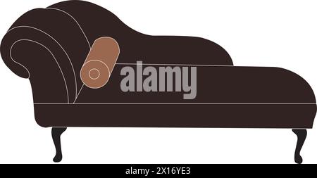 Icône de chaise de canapé illustration vectorielle conception simple Illustration de Vecteur