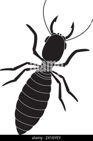 Illustration vectorielle d'icône de termite conception simple Illustration de Vecteur