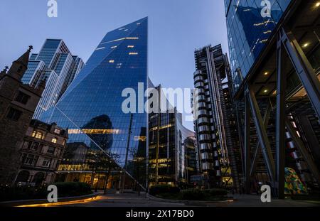 Les bâtiments de la ville de Londres Banque D'Images