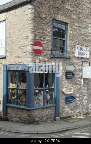 Hay-on-Wye une ville de livres dans Powys Wales UK Addyman livres. Banque D'Images