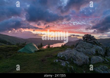 Glenridding Dodd, Ullswater, Lake District Banque D'Images