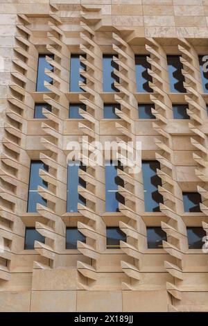 Parlement Maison conçue par l'architecte Renzo Piano, Valletta, Malte Banque D'Images