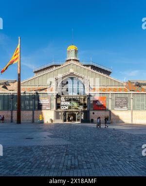 L'ancien marché du quartier El Born. Le marché abrite maintenant un musée, Barcelone, Espagne Banque D'Images