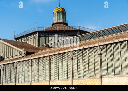 L'ancien marché du quartier El Born. Le marché abrite maintenant un musée, Barcelone, Espagne Banque D'Images