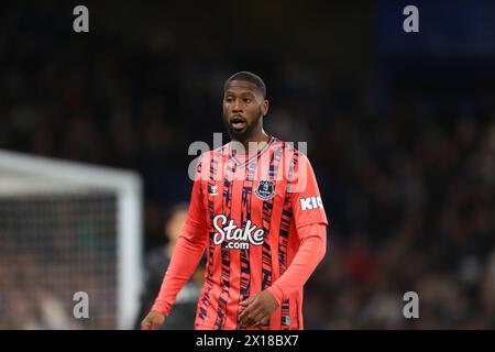 Chelsea, Londres, Angleterre. 15 avril 2024 ; Stamford Bridge, Chelsea, Londres, Angleterre : premier League Football, Chelsea versus Everton ; Beto of Everton Credit : action plus Sports images/Alamy Live News Banque D'Images