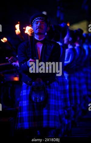 Le Royal Edinburgh Military Tattoo Banque D'Images