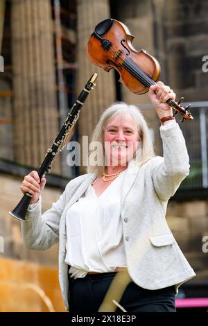 Amanda Forsyth, National Centre for Music, Édimbourg Banque D'Images