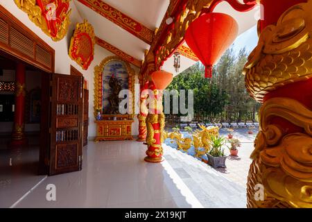 Le temple de Chua Binh Nhon à Mui ne au Vietnam Banque D'Images